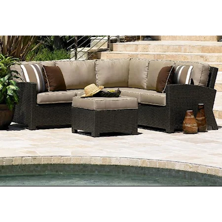 5 Seat Curved Sectional